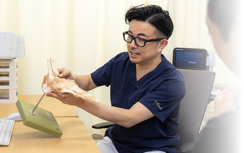 再発しにくい身体づくりの健康指導も行っています。